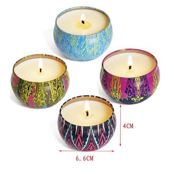 Bohemian scented candles