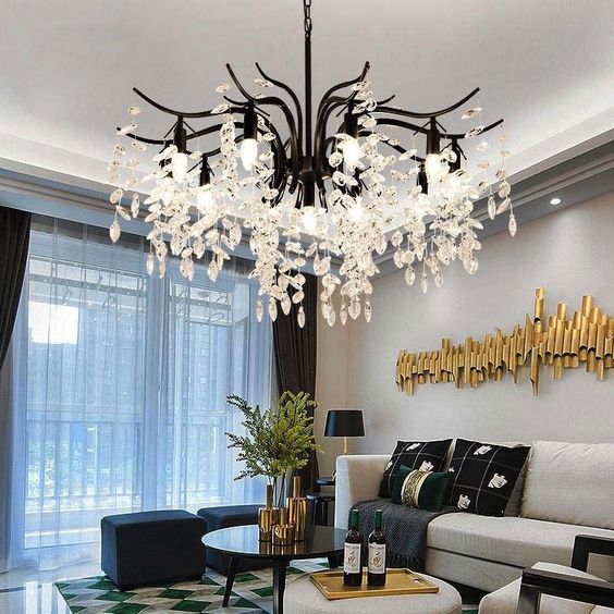 Folius crystal chandelier