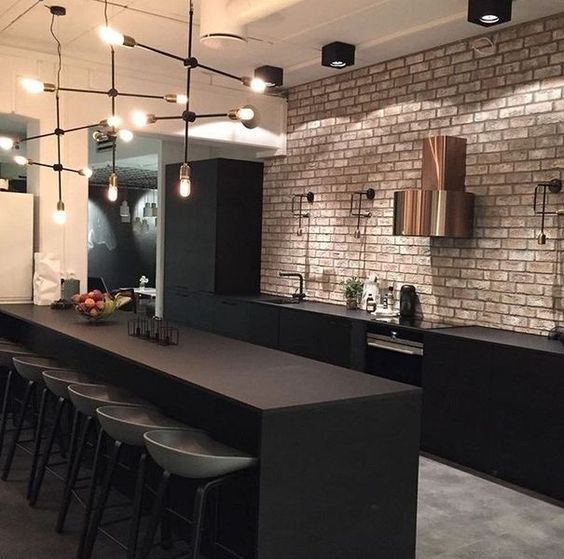 industrial kitchen design idea