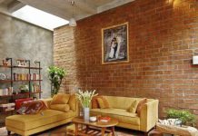 Beautiful and Stunning Living Room Design Inspiration Using Expose Bricks